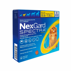 Nexgard Spectra 3.6 A 7.5 KG 3 Comprimidos